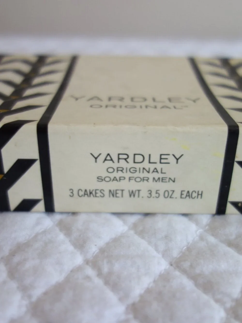 New Vntg 1970 YARDLEY OF LONDON Original Soap for Men – 3 cakes in box